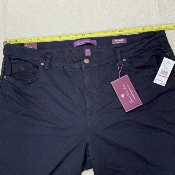 Gloria Vanderbilt Womens Plus Size Amanda Skinny Jeans 22W - Picture 5 of 11